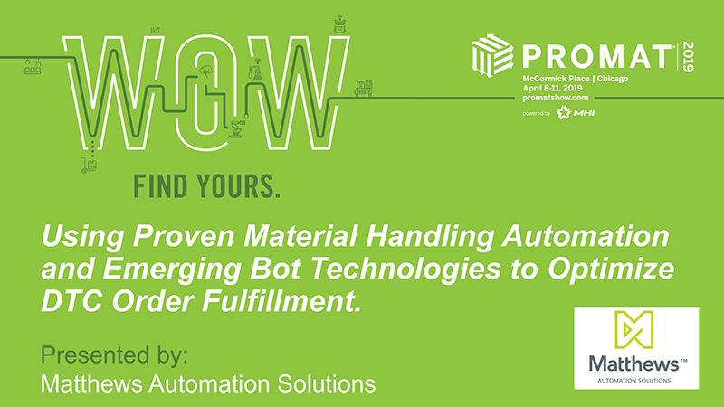 Matthews’ Experts Present ProMat Educational Seminar